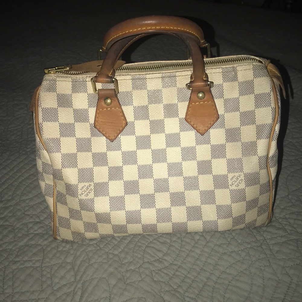 Louis Vuitton Speedy 25 Damier Azur Canvas